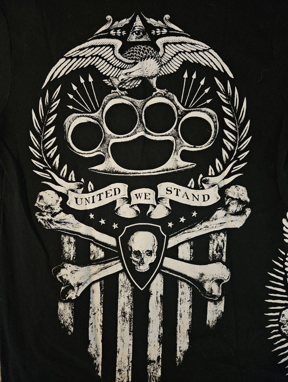 Skull Shirt Brass Knuckles